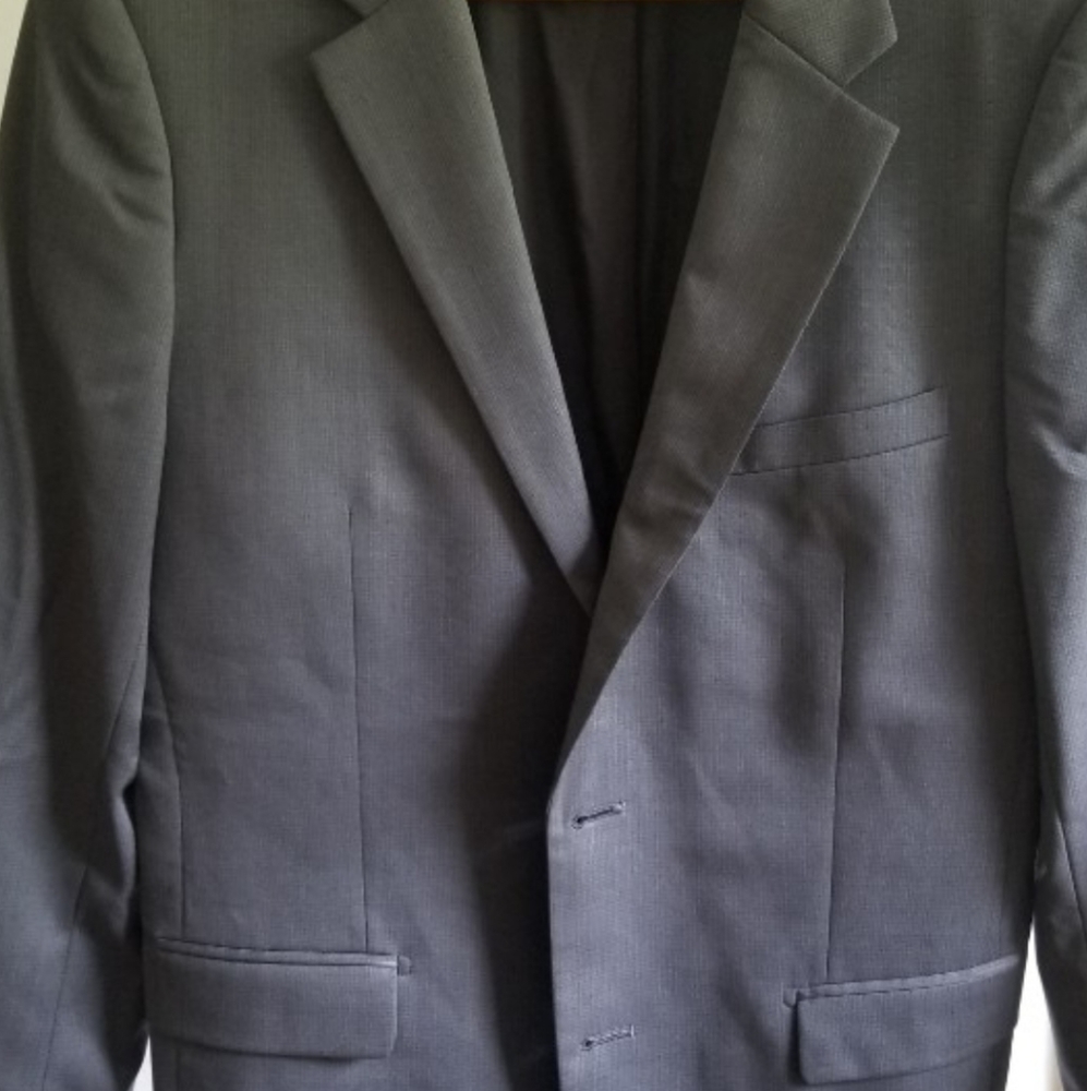 Theory Full Charcoal Suit 40R &pant 32